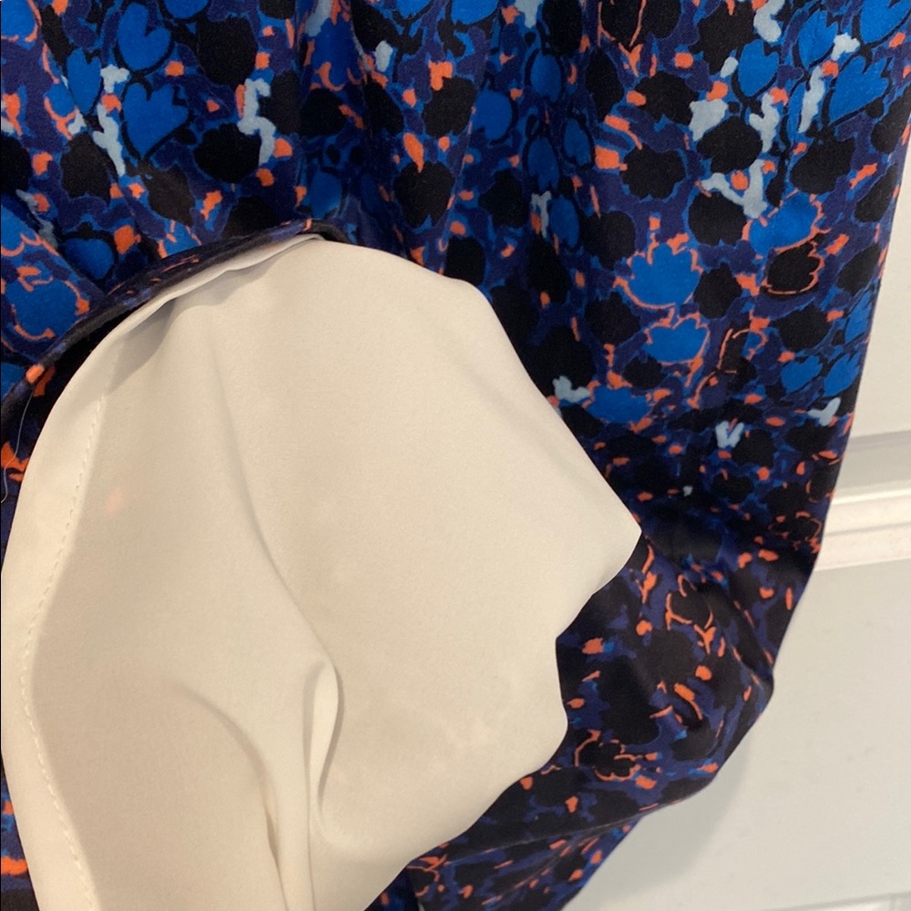 Gorgeous LK BENNETT London Vanessa Floral Tailored Dress Pink & Blue Size 4 - Picture 6 of 11